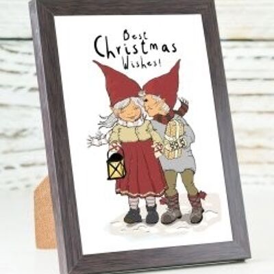 Tiny Elves A6 card