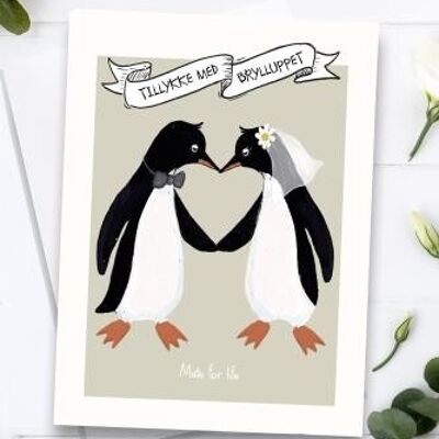 Mate for life - Penguins A5 telegram