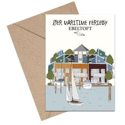 Øer Maritime Ebeltoft A6 card