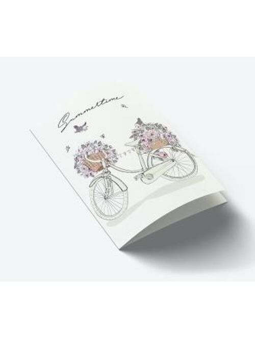 Summertime Bike A7 card