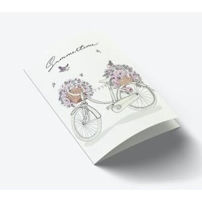 Summertime Bike A7 card