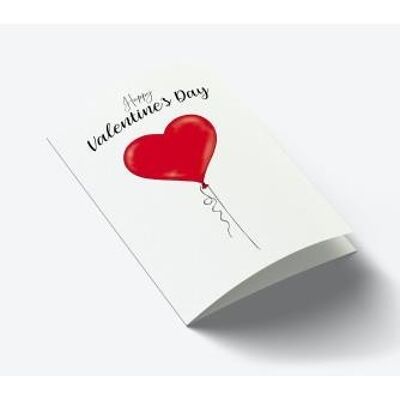 Happy Valentines Day A7 card