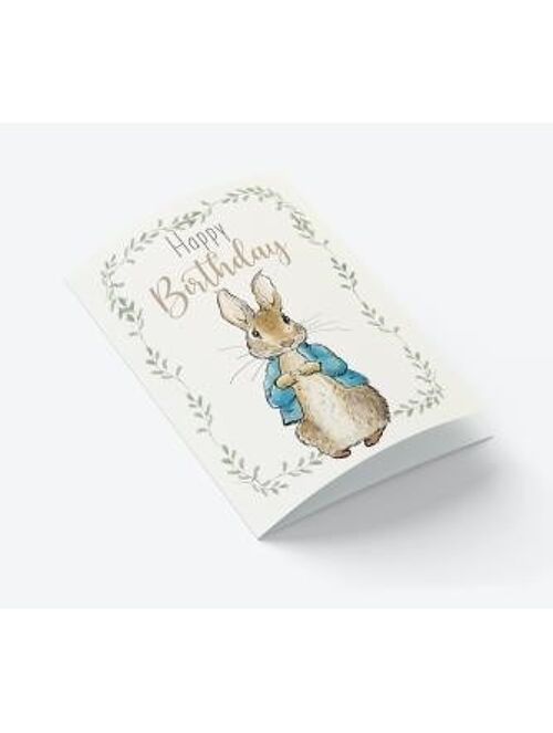 Peter Rabbit Happy Birthday A7 card