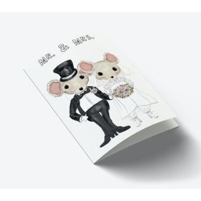 Mr. & Mrs. - Mouses A7 card