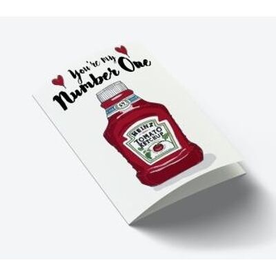 Heinz You're My Number One A7 card