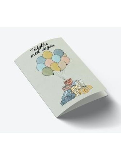 Congratulations on the day (Balloons) DK A7 card
