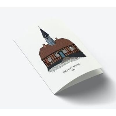 Ebeltoft city hall A7 card