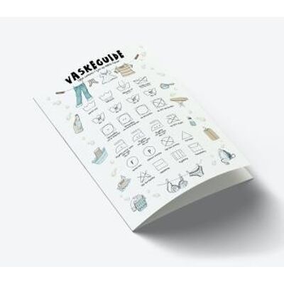 Washing guide A7 card
