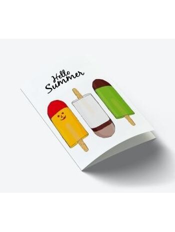 Carte Hello Summer A7