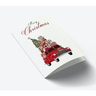Christmas Chevrolet A7 card