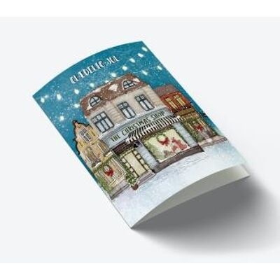 The Christmas Shop DK A7 card