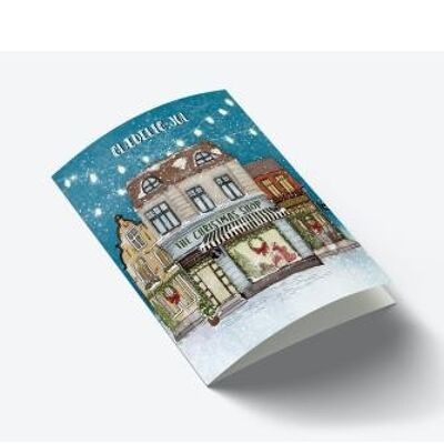 The Christmas Shop DK A7 card