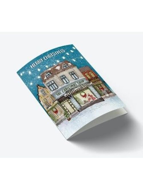 The Christmas Shop A7 card