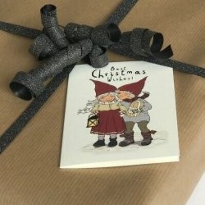 Tiny elves A7 card