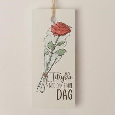 Félicitations pour le grand jour - Hangtag