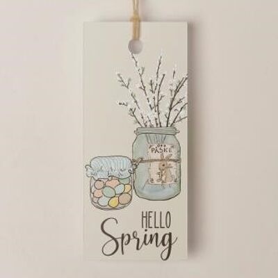 Hallo Frühling - Hangtag