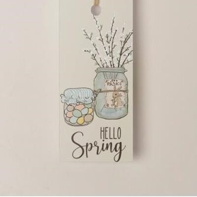 Hello spring - Hangtag