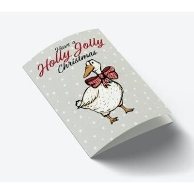Christmas Goose A7 card