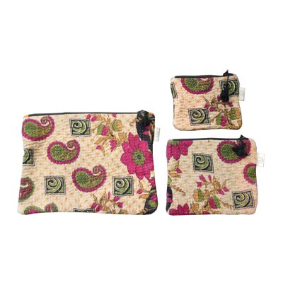 Kantha N°20 pouches set