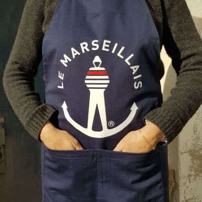 Tablier de cuisine “Logo Le Marseillais” – Navy