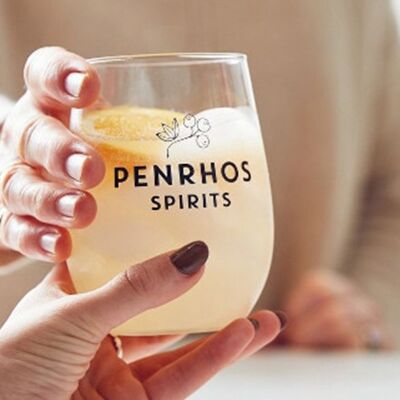 Dos vasos de ginebra de la marca Penrhos