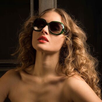 Mentirosa MSG013-02 lunettes de soleil arrondies classiques pour femmes 2