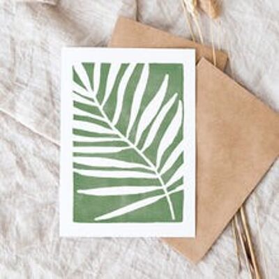 Folding card "Palm Leaf Green"