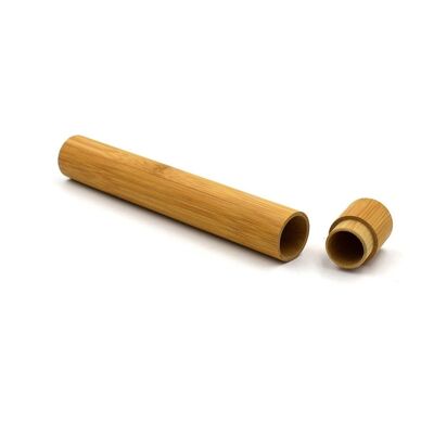 Contenitore per spazzolino da denti in bambù