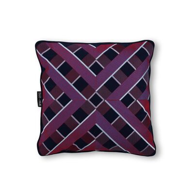 Embroidered Scatter Cushion Navy S006