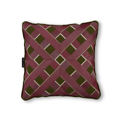 Embroidered Scatter Cushion Green S004