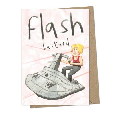 Flash Bastard - Flash-Gordon-Karte