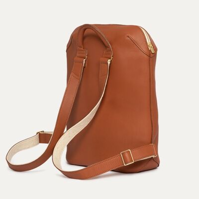 Outdoor backpack CAPSULE fawn leather & ecru felt