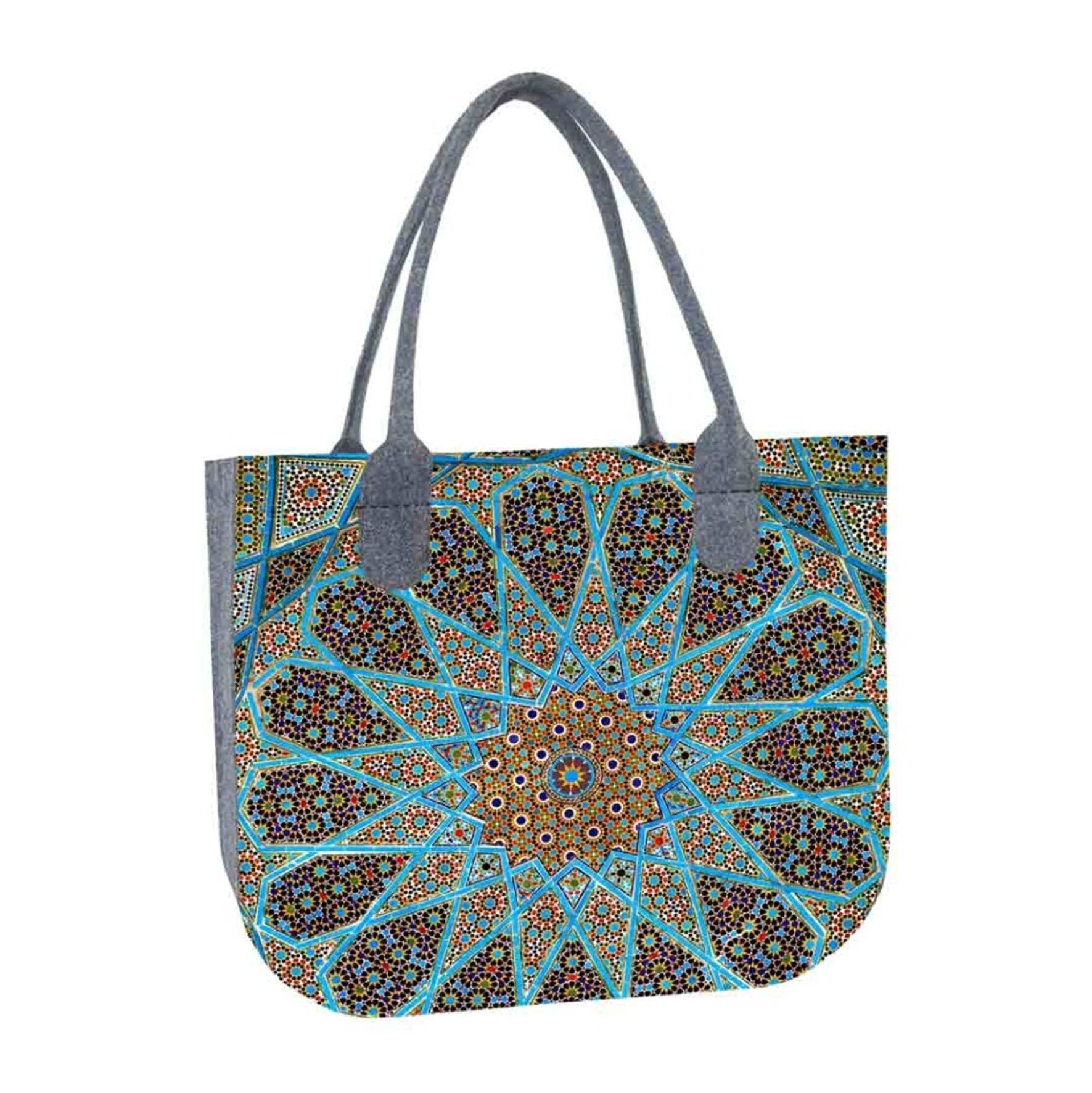 Aisha Umhängetasche aus Filz Lady XL Linie Bertoni