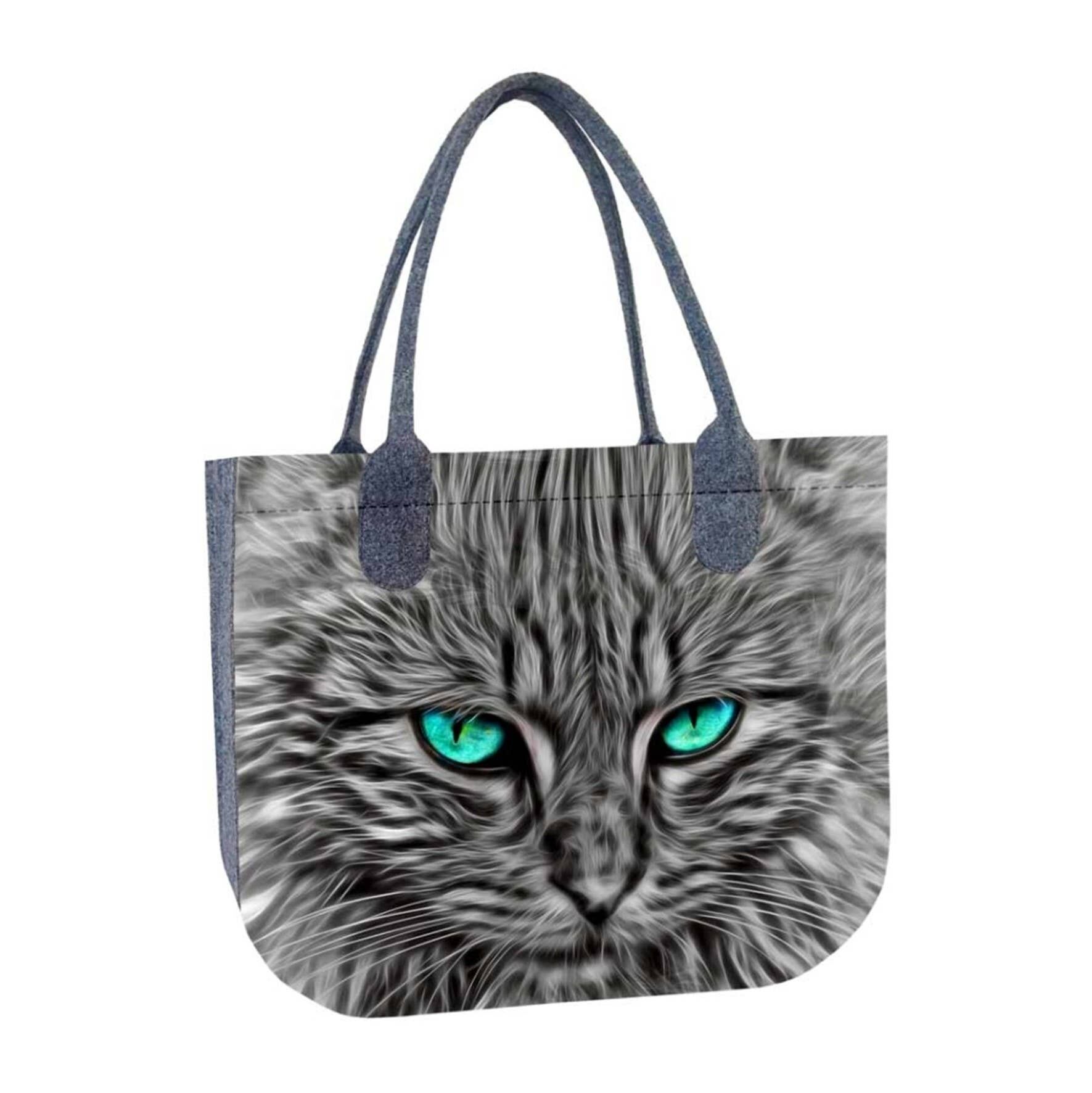 Borsa a spalla Baltazar in feltro Lady XL Linea Bertoni