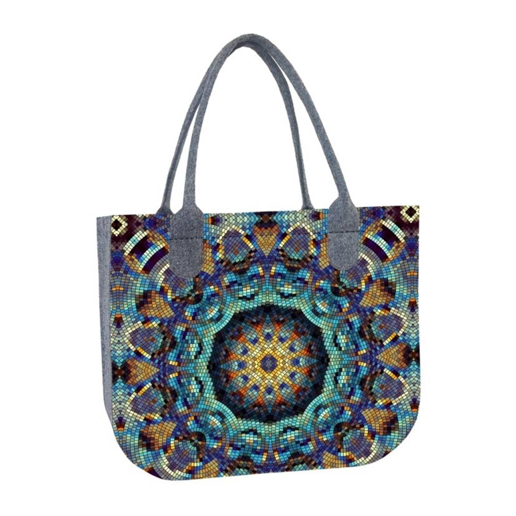 Bolso Bandolera Barcelona En Fieltro Lady Línea XL Bertoni