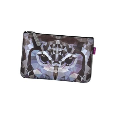 Pochette Brigida De Fieltro Gris Línea Pocket Bertoni