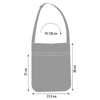 Borsa A Tracolla Calipso En Toile Linea Joy Bertoni 2