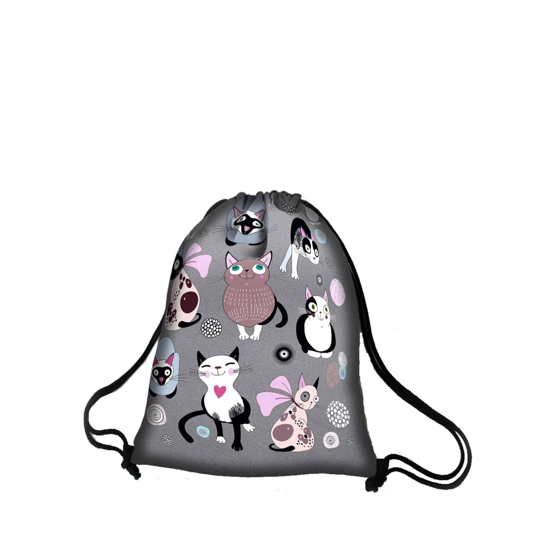 Zaino Catnip In Tela Sacca Linea Bertoni