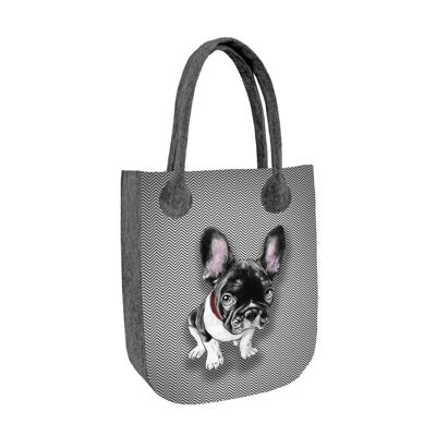 Borsa Shopper Chester In Feltro Linea City Bertoni