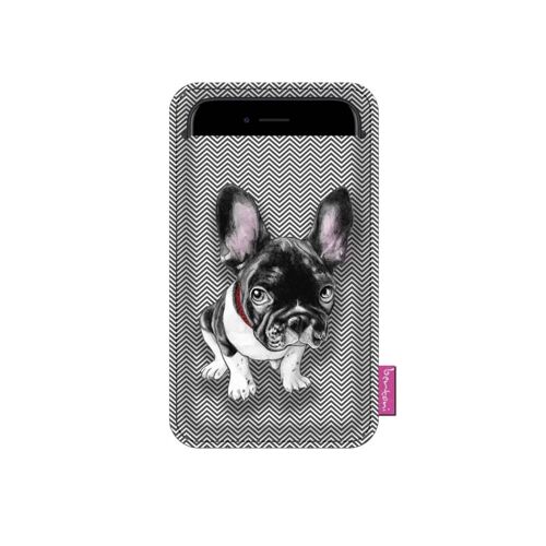 Chester Smartphone Case In Grey Felt Bertoni