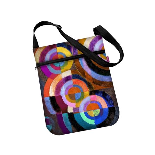 Borsa A Tracolla Circles In Canvas Linea Joy Bertoni