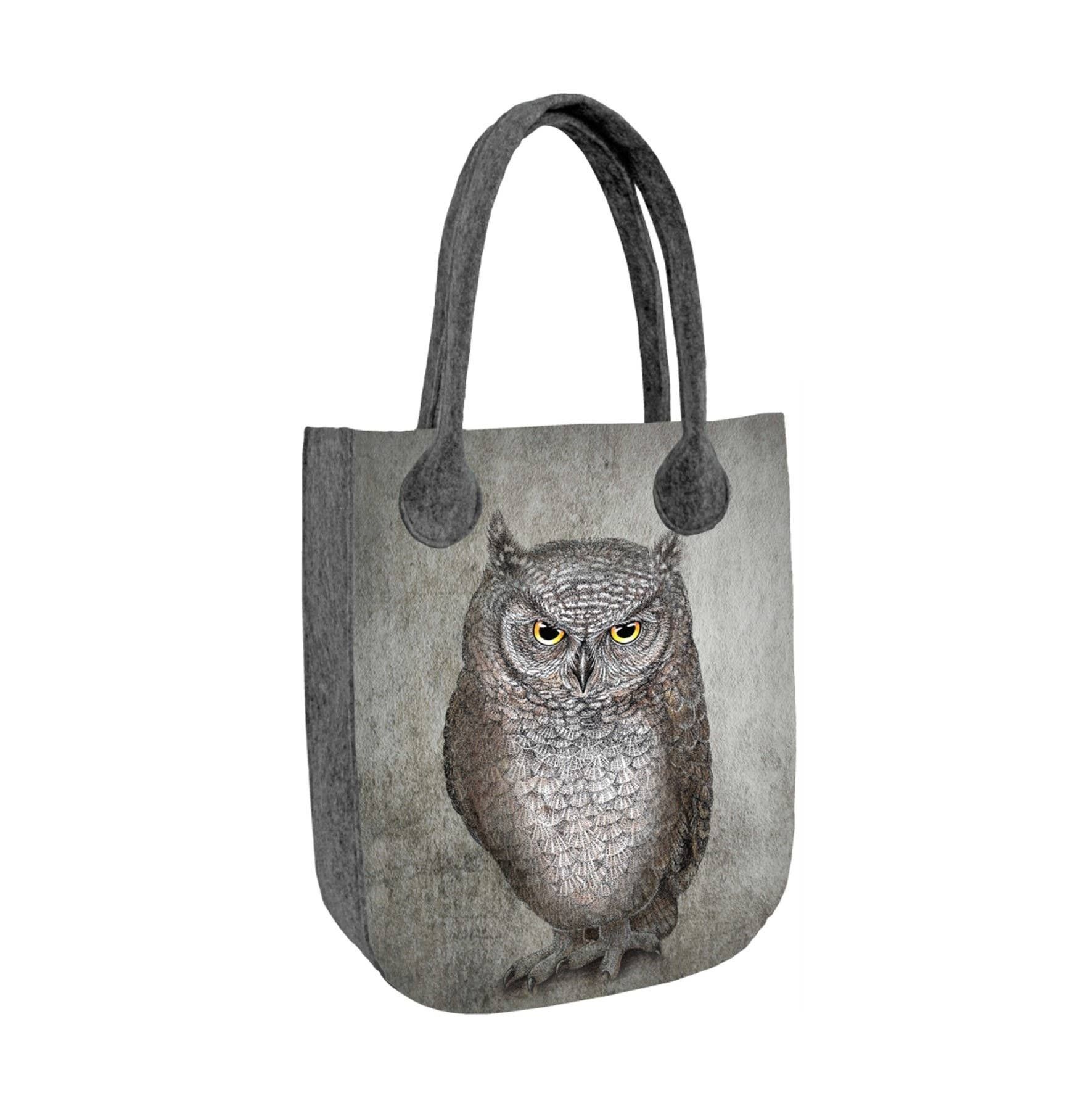 Eleonora Shoulder Bag In Felt City Line Bertoni