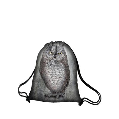 Eleonora Backpack In Canvas Sack Line Bertoni