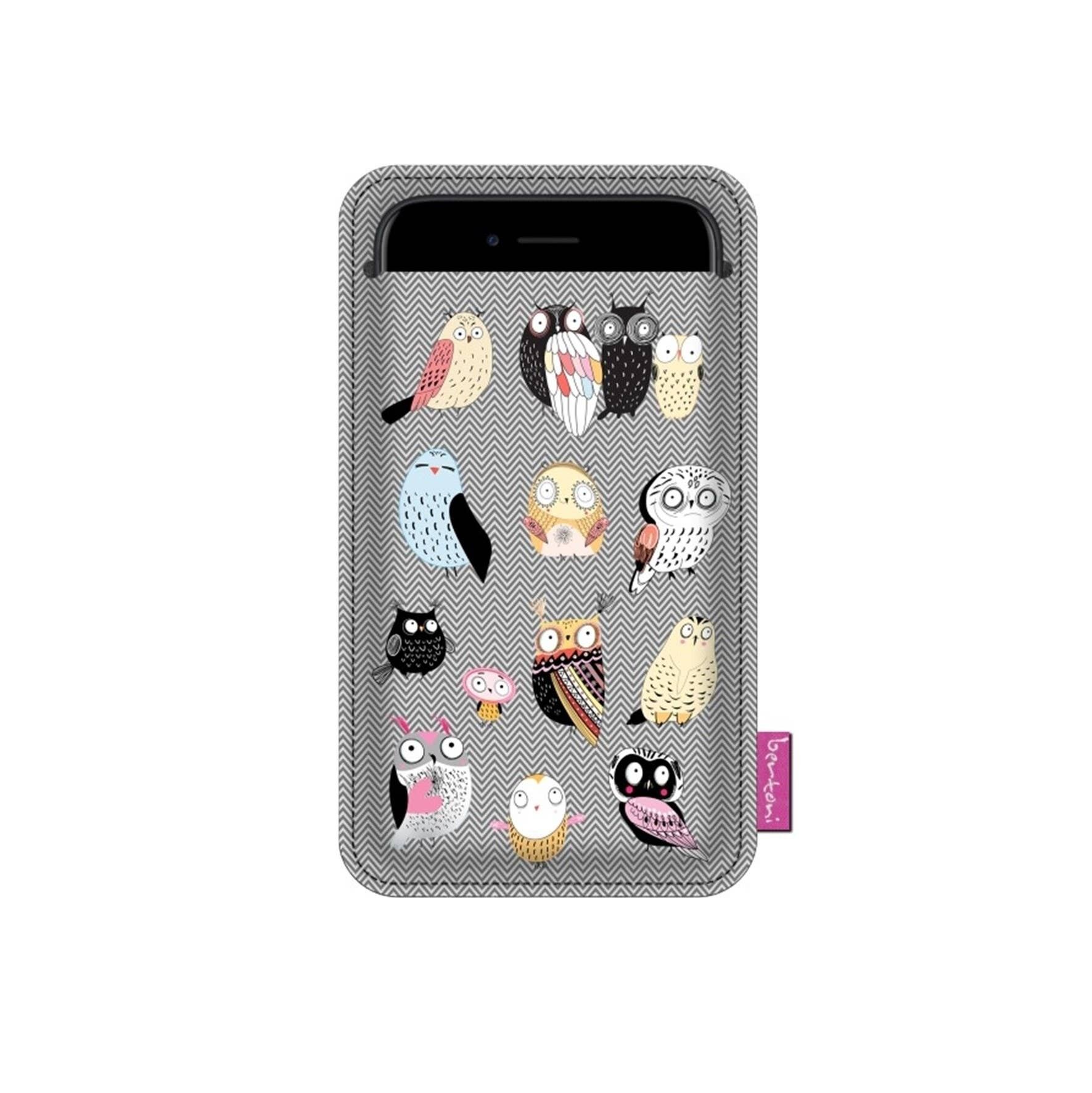 Familia De Smartphone Custodia En Feltro Grigio Bertoni