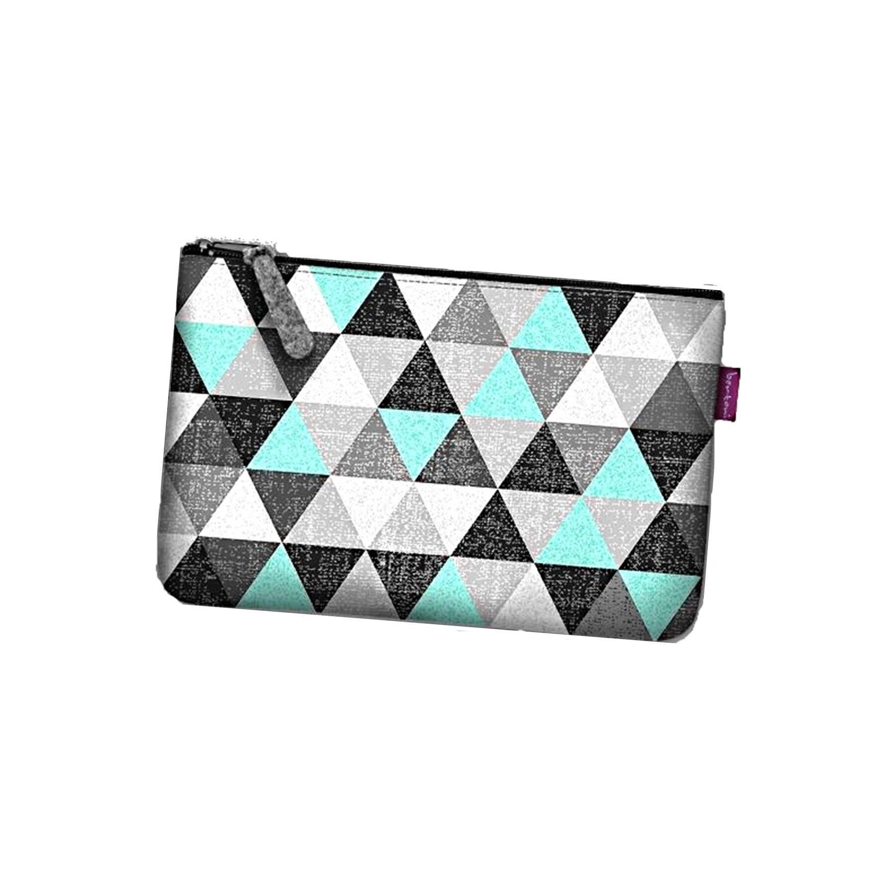 Pochette Figaro In Feltro Grigio Linea Tasca Bertoni