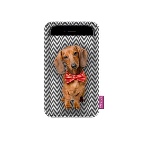 Custodia Smartphone Filip In Feltro Grigio Bertoni