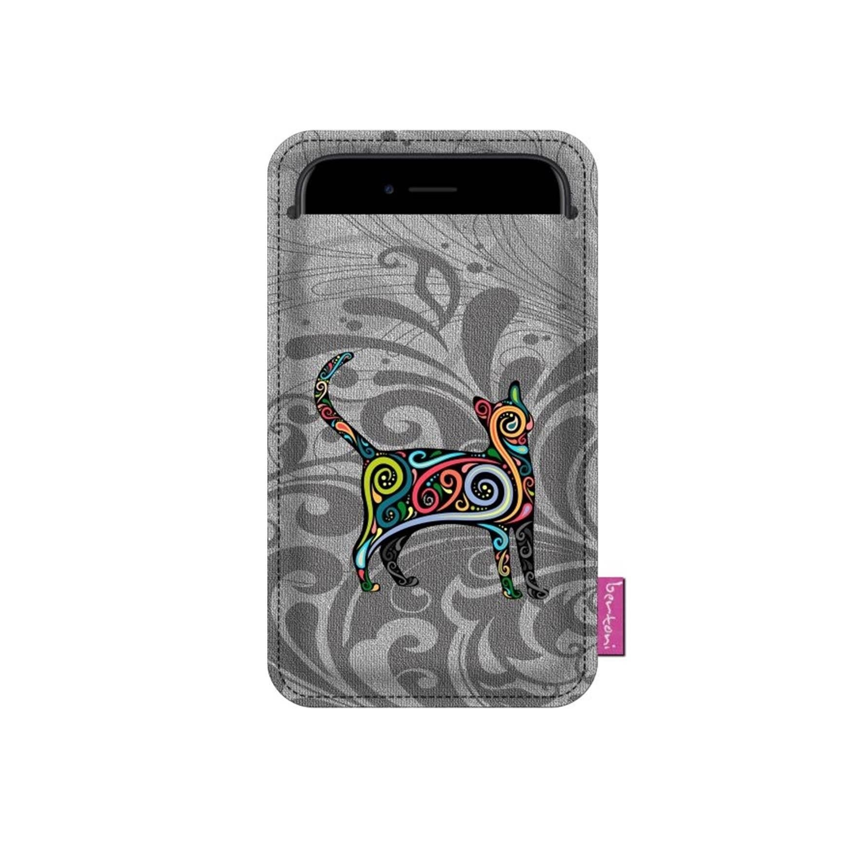 Encuéntrame Porta Smartphone En Feltro Grigio Bertoni