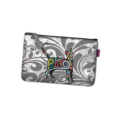 Find Me Pochette aus grauem Filz Pocket Line Bertoni