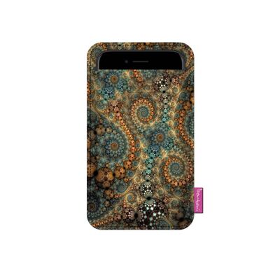 Funda para smartphone Hypnotic de fieltro gris Bertoni