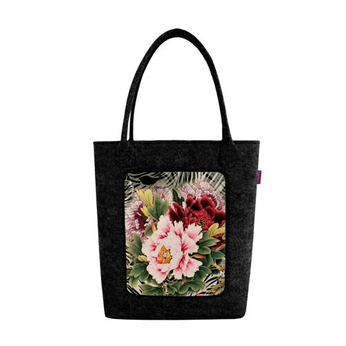 Borsa Ikebana A Spalla In Feltro Linea Swing Bertoni